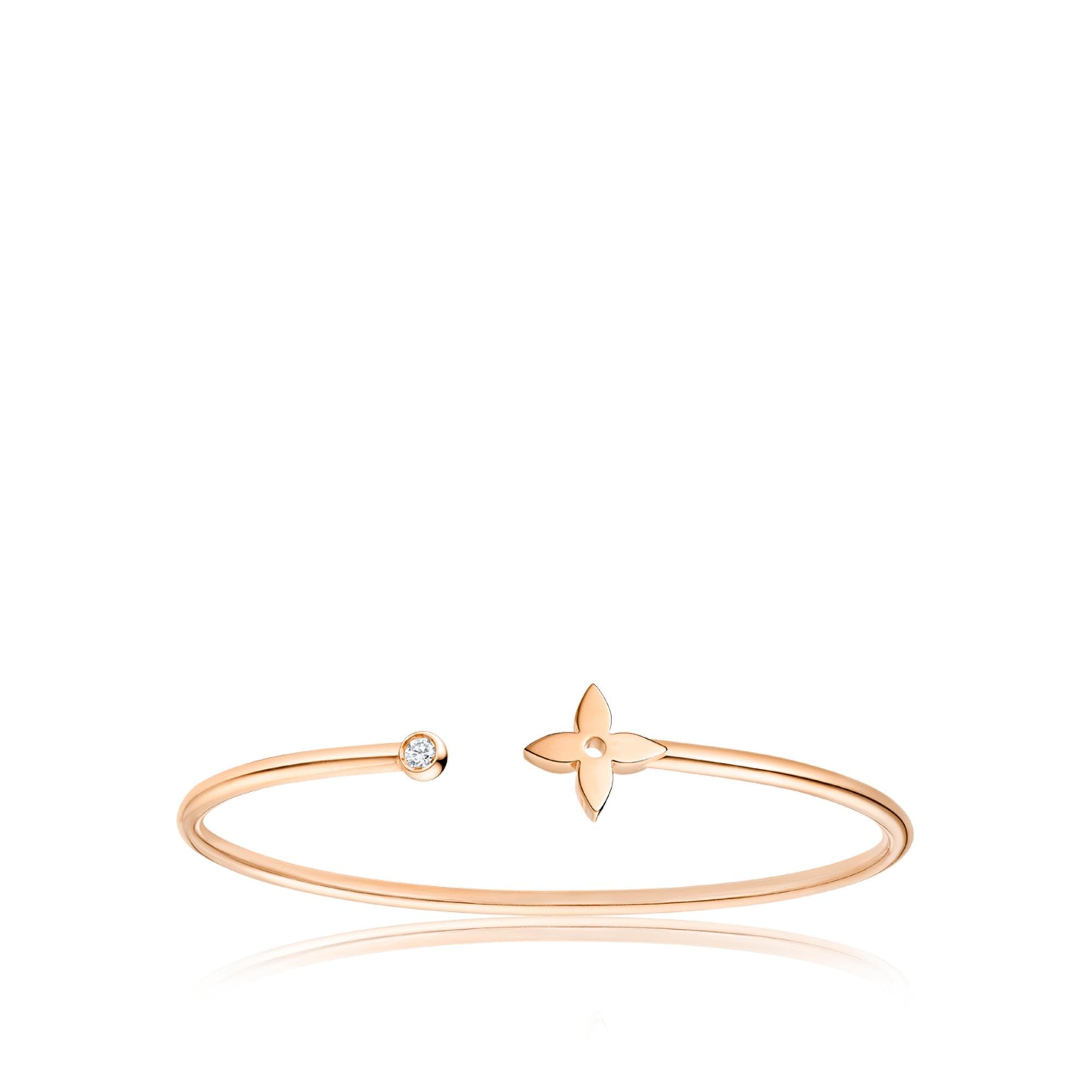 Idylle Blossom Twist Bracelet, Pink Gold